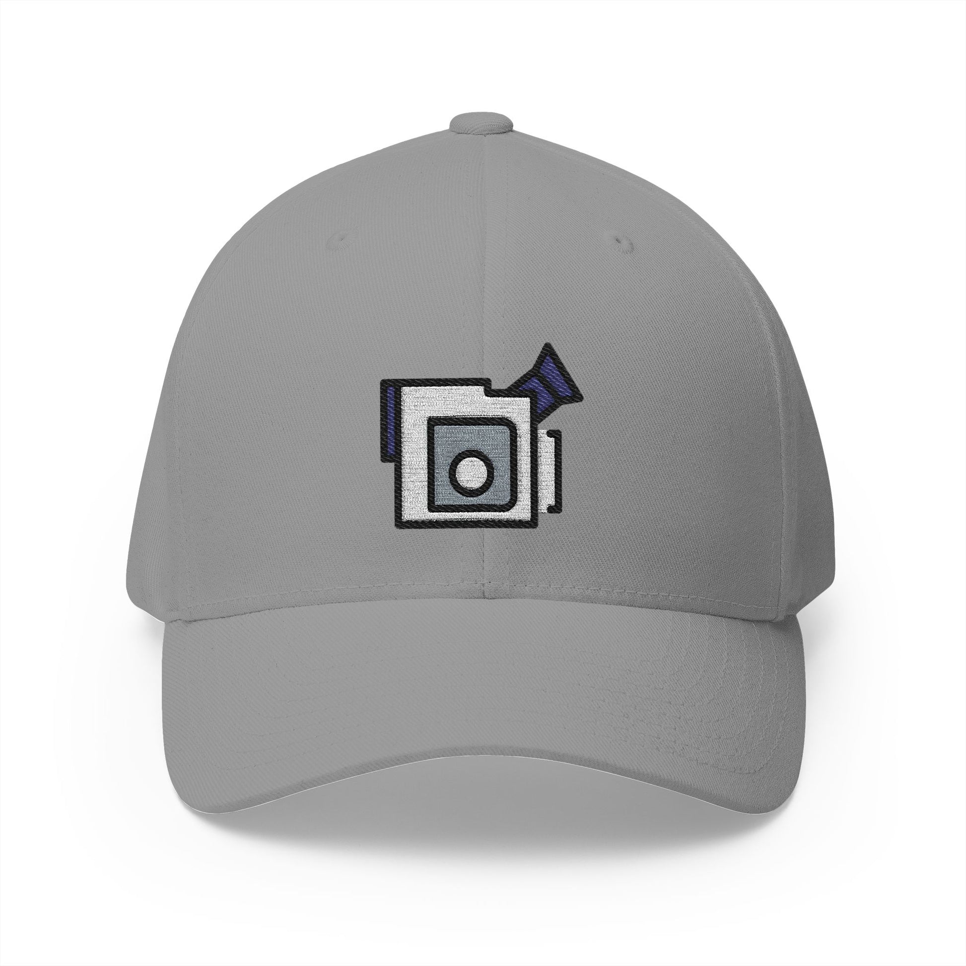 Video Camera Emoji Grey Cap – Premium by Capmoji