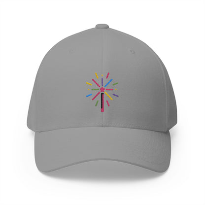 Fireworks Emoji Grey Cap – Premium by Capmoji