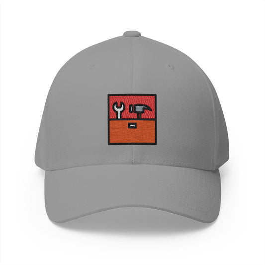 Toolbox Emoji Grey Cap – Premium by Capmoji