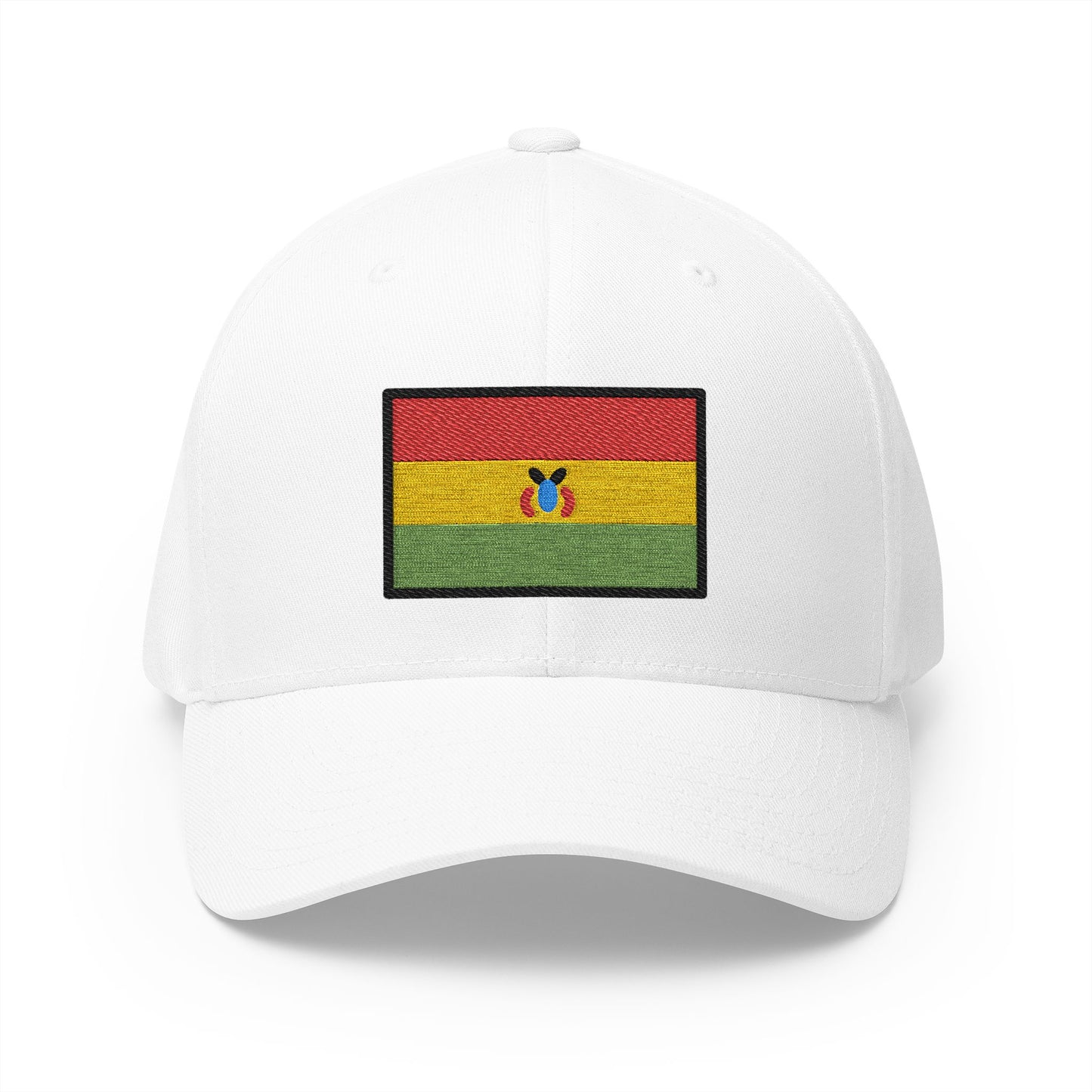 Flag: Bolivia Emoji White Cap – Premium by Capmoji