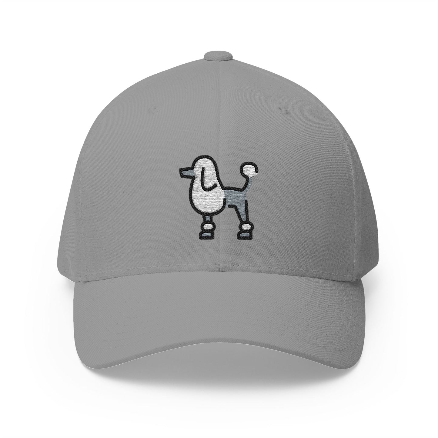 Poodle Emoji Grey Cap – Premium by Capmoji