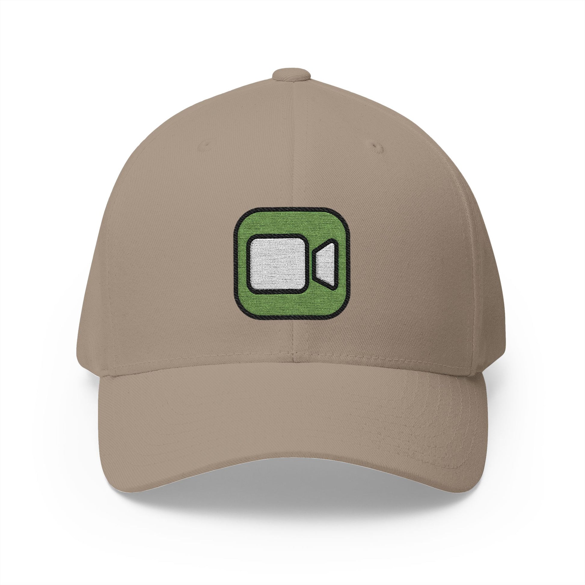 Facetime Emoji Khaki Cap – Premium by Capmoji