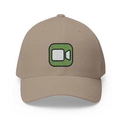 Facetime Emoji Khaki Cap – Premium by Capmoji