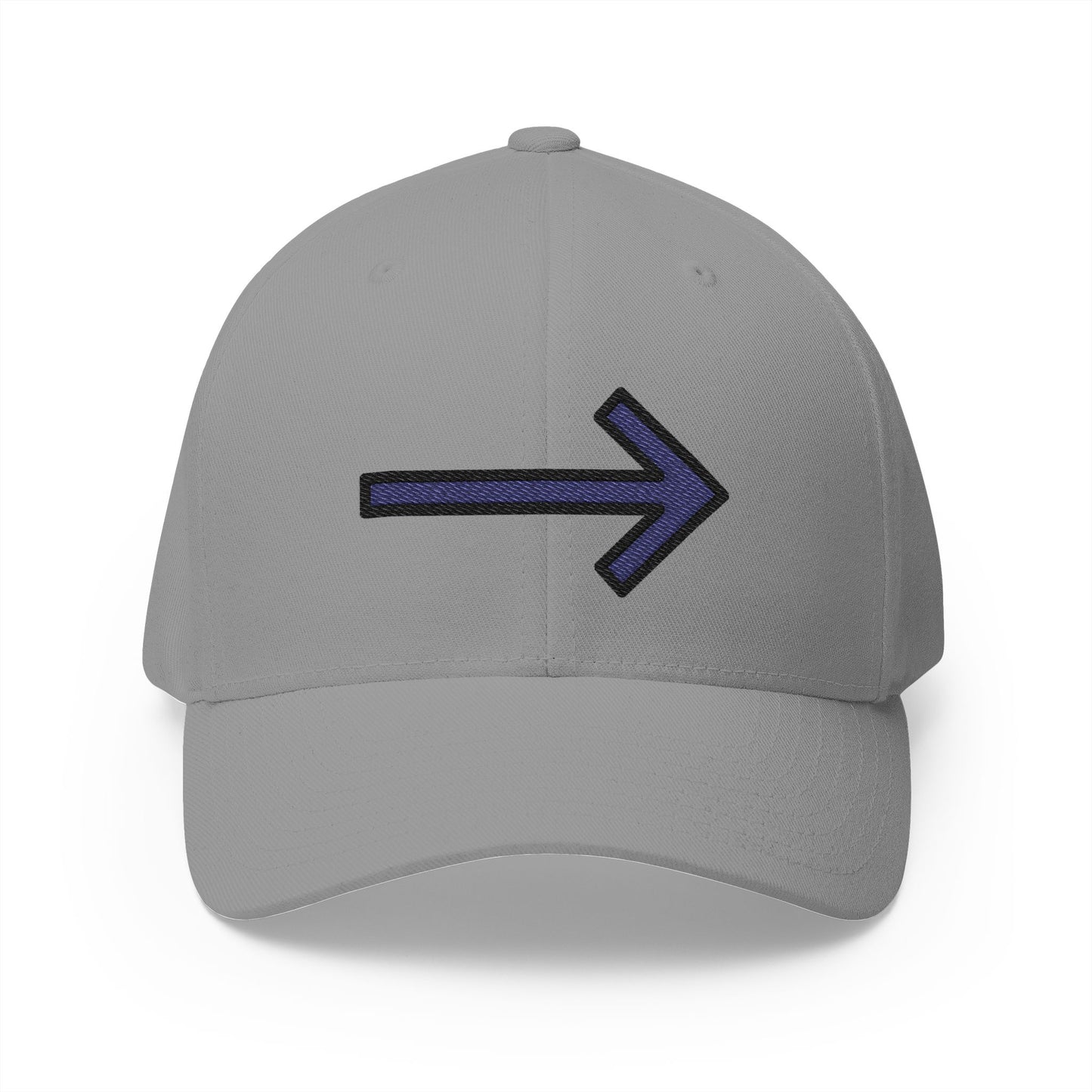 Right Arrow Emoji Grey Cap – Premium by Capmoji