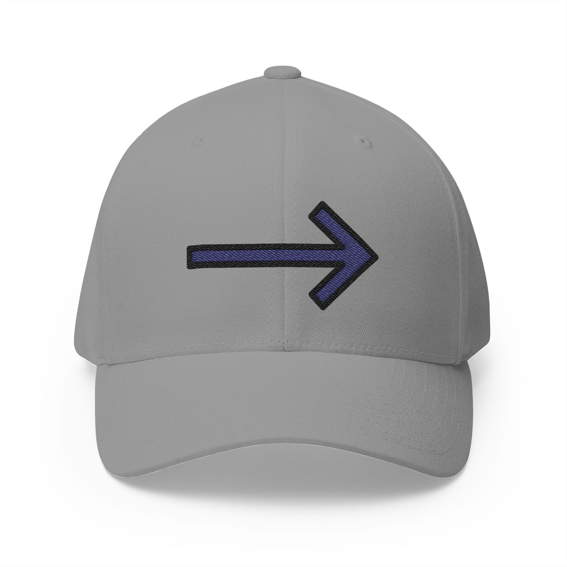 Right Arrow Emoji Grey Cap – Premium by Capmoji