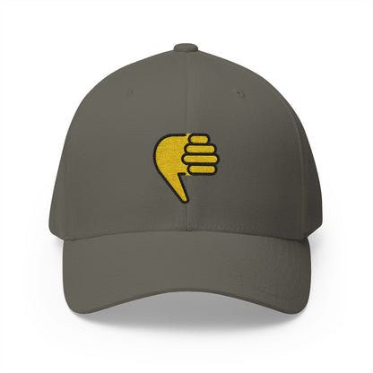 Thumbs Down Emoji Olive Cap – Premium by Capmoji