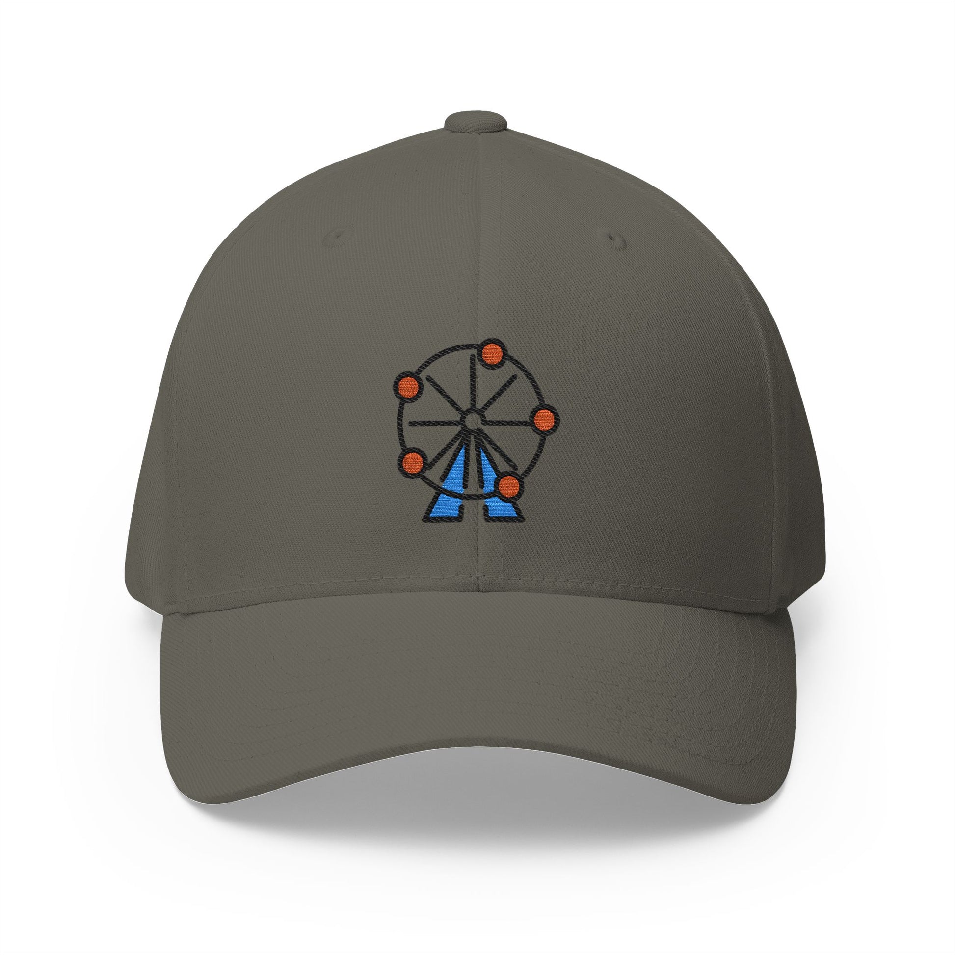 Ferris Wheel Emoji Olive Cap – Premium by Capmoji