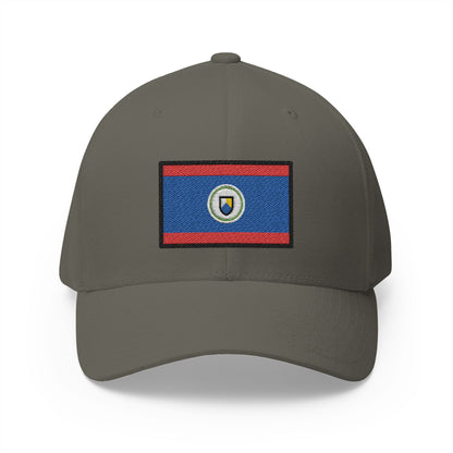 Flag: Belize Emoji Olive Cap – Premium by Capmoji
