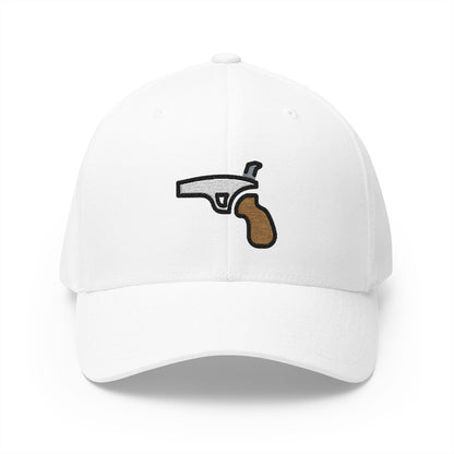 Water Pistol Emoji White Cap – Premium by Capmoji