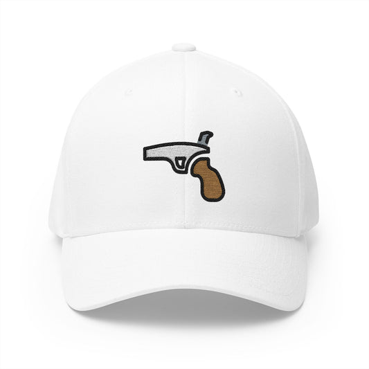Water Pistol Emoji White Cap – Premium by Capmoji