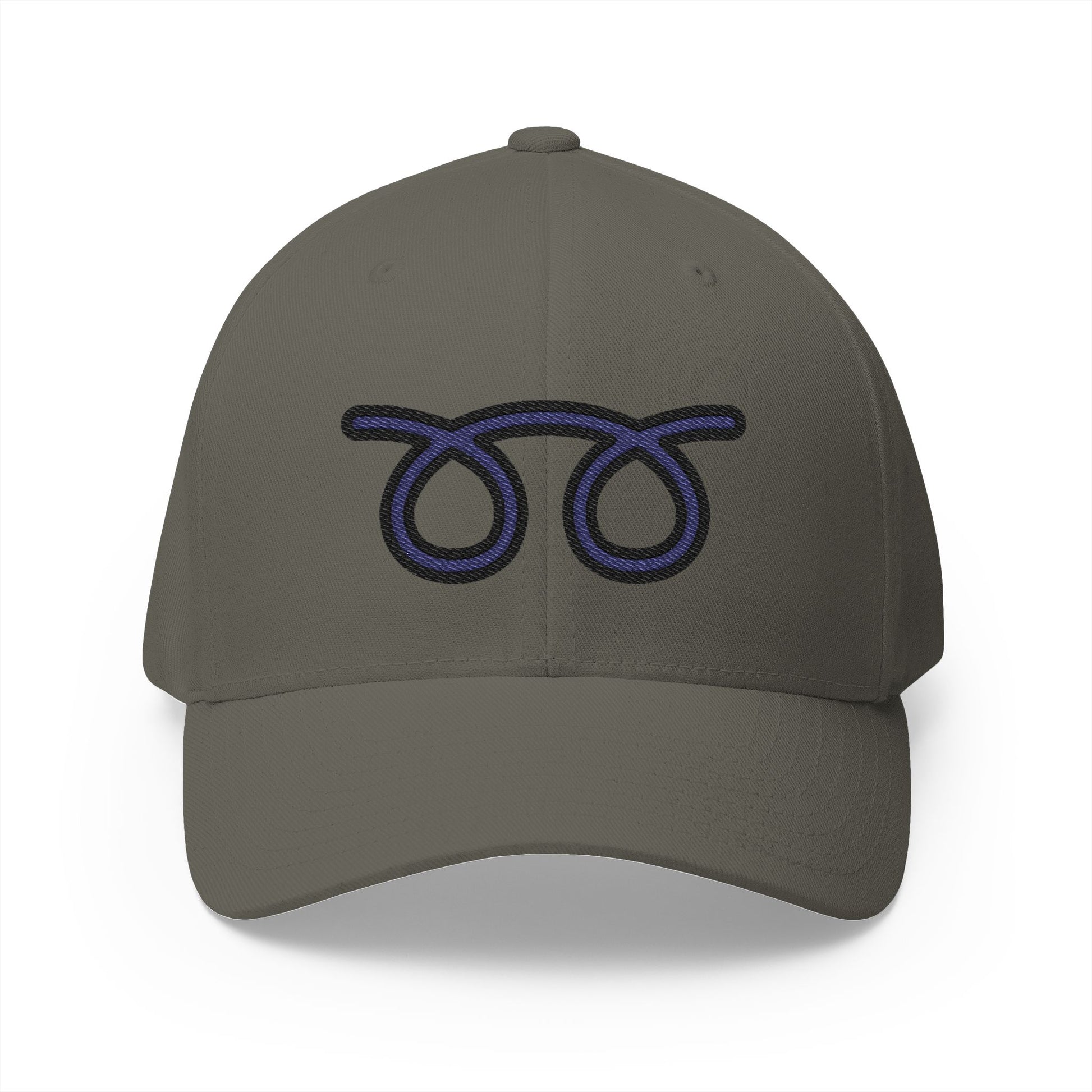 Double Curly Loop Emoji Olive Cap – Premium by Capmoji