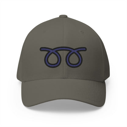 Double Curly Loop Emoji Olive Cap – Premium by Capmoji
