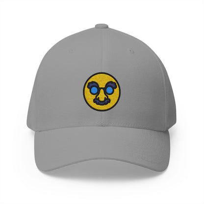 Disguised Face Emoji Grey Cap – Premium by Capmoji