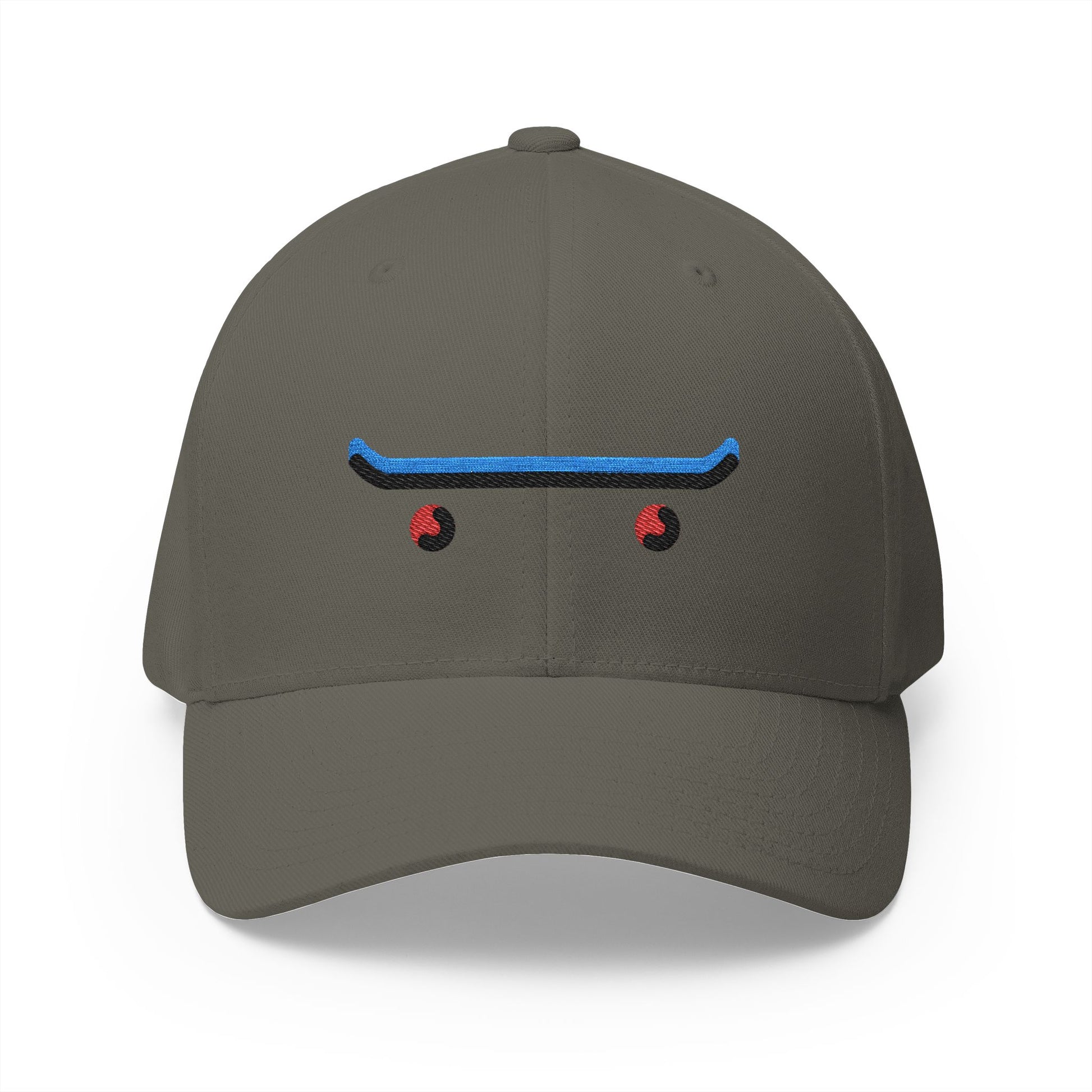 Skateboard Emoji Olive Cap – Premium by Capmoji