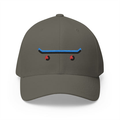 Skateboard Emoji Olive Cap – Premium by Capmoji