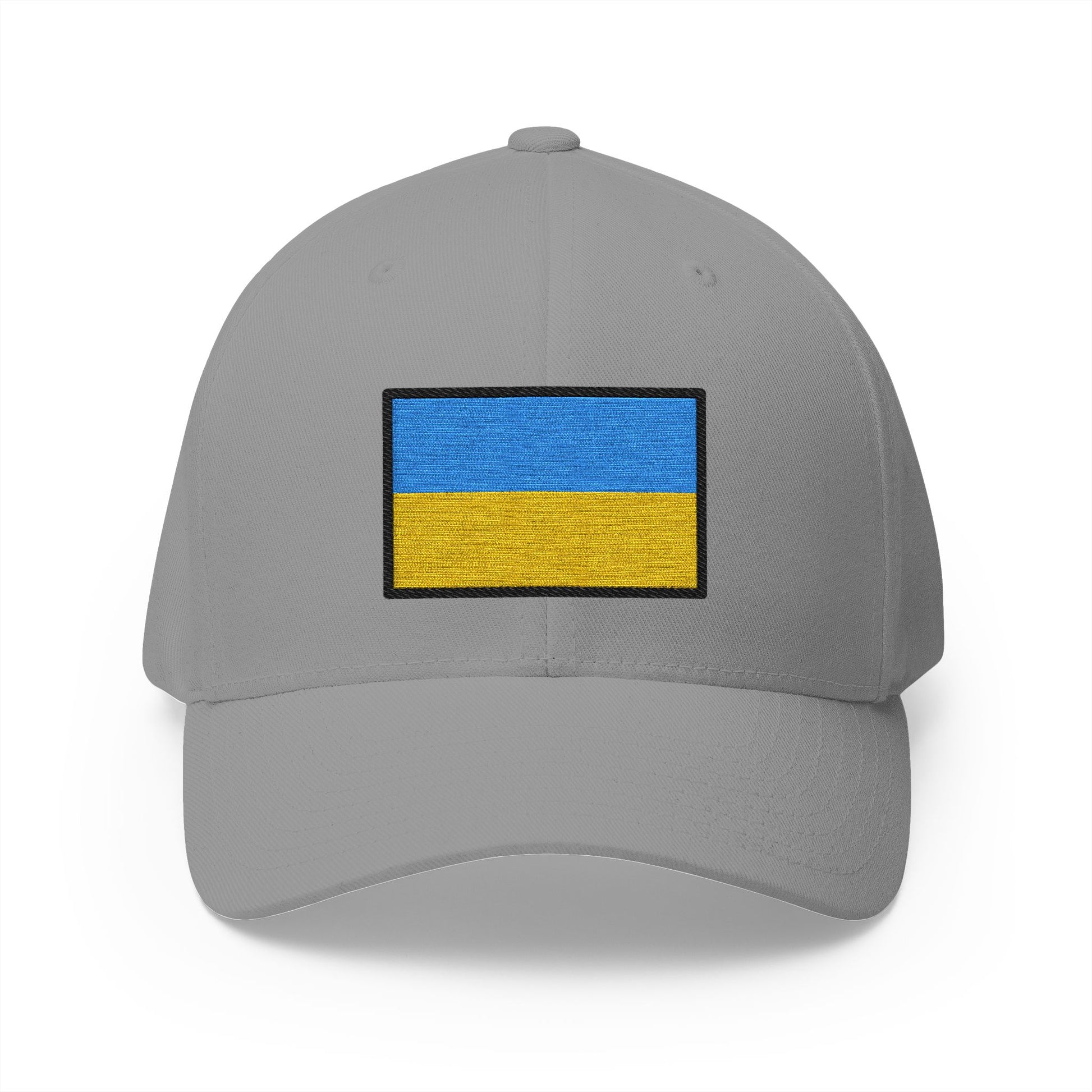 Flag: Ukraine Emoji Grey Cap – Premium by Capmoji