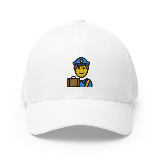 Customs Emoji White Cap – Premium by Capmoji