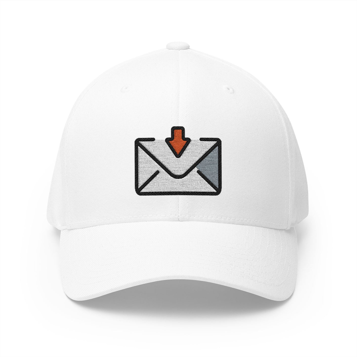 Envelope With Arrow Emoji White Cap – Premium by Capmoji