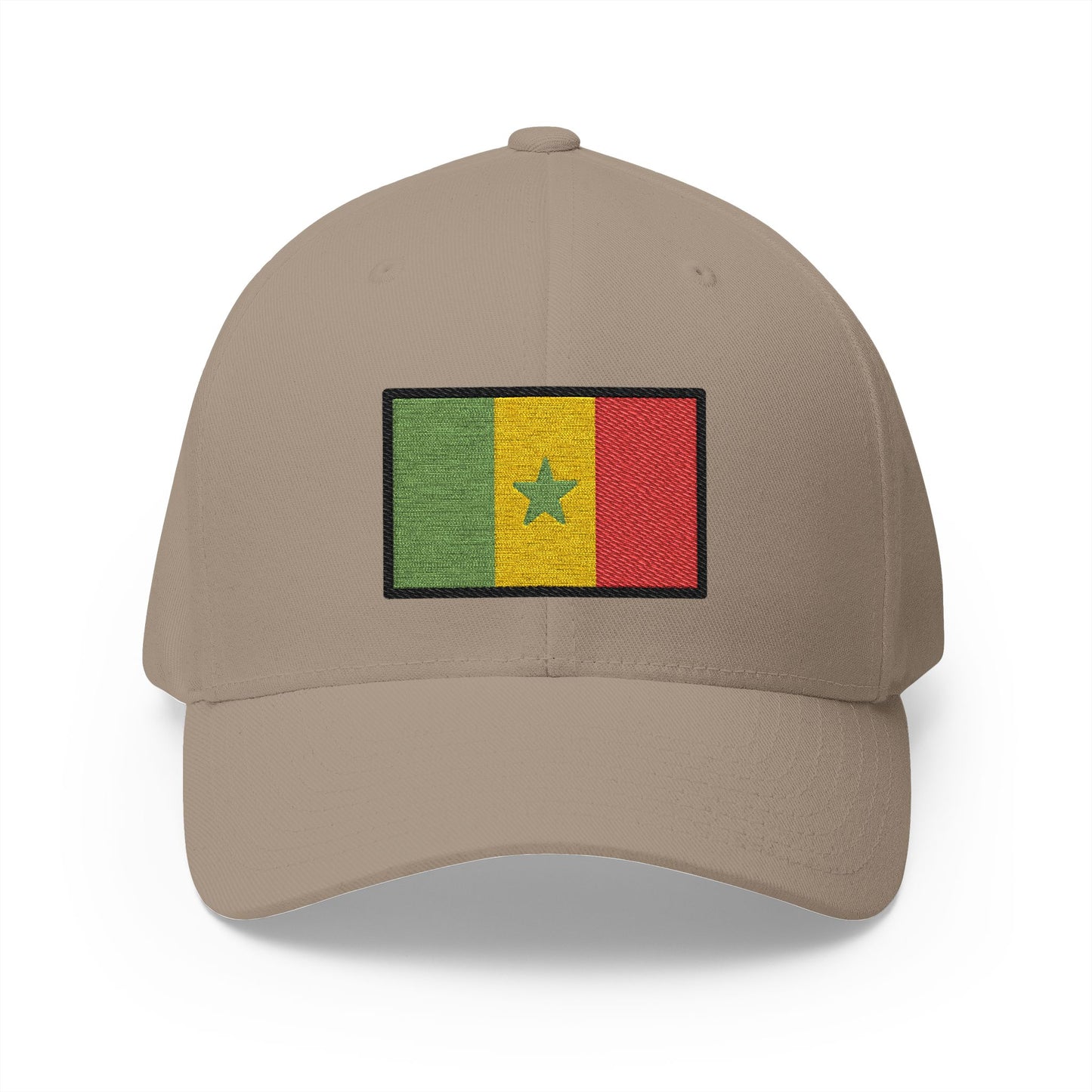 Flag: Senegal Emoji Khaki Cap – Premium by Capmoji