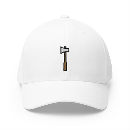 Axe Emoji White Cap – Premium by Capmoji