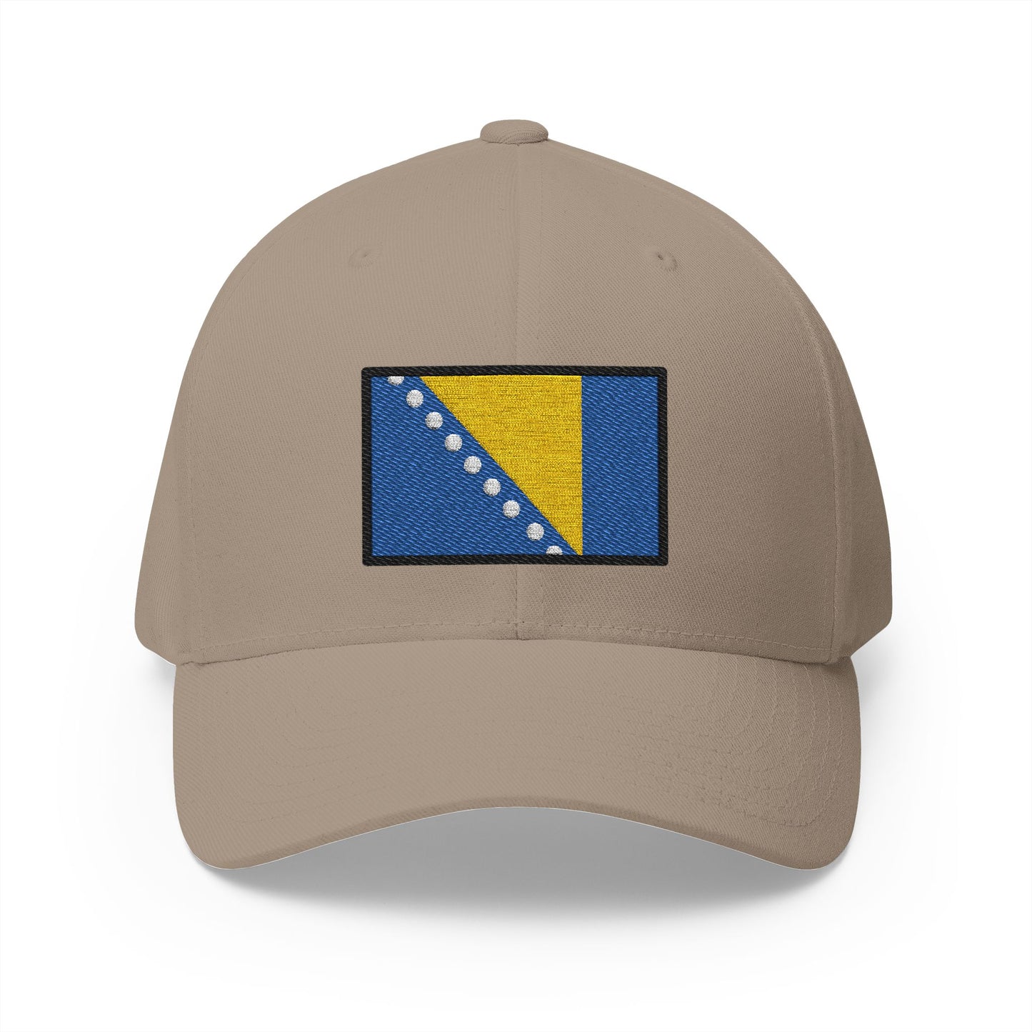 Flag: Bosnia & Herzegovina Emoji Khaki Cap – Premium by Capmoji