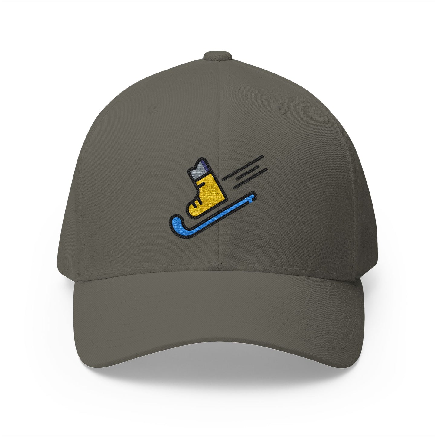 Skis Emoji Olive Cap – Premium by Capmoji