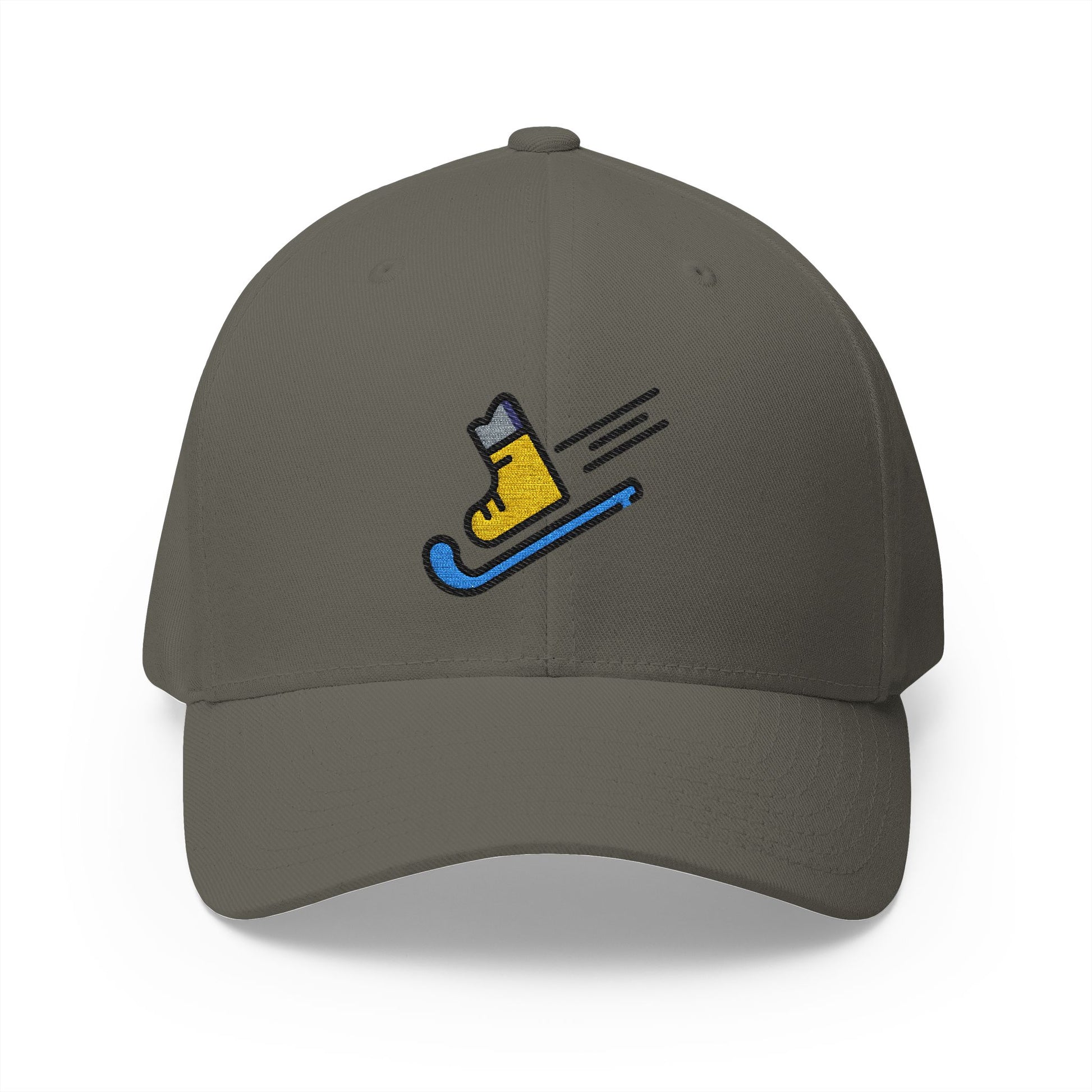 Skis Emoji Olive Cap – Premium by Capmoji