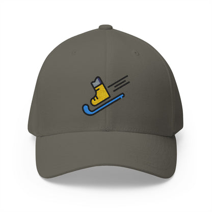Skis Emoji Olive Cap – Premium by Capmoji