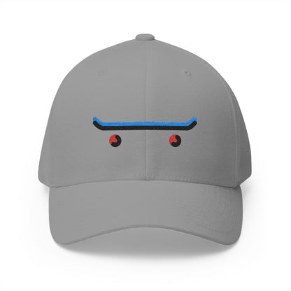 Skateboard Emoji Grey Cap – Premium by Capmoji