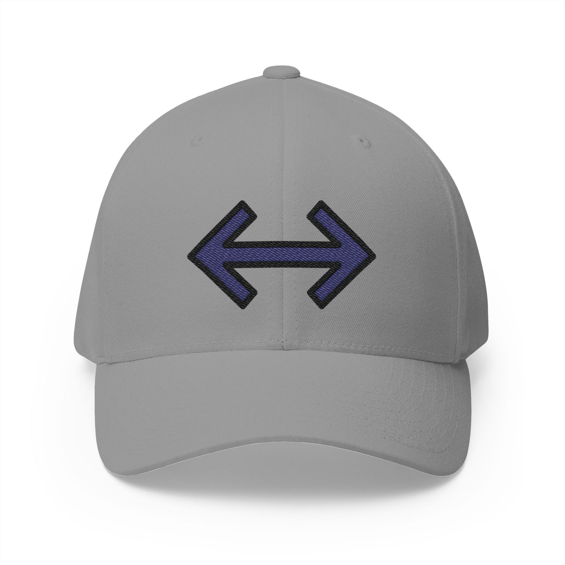 Left Right Black Arrow Emoji Grey Cap – Premium by Capmoji