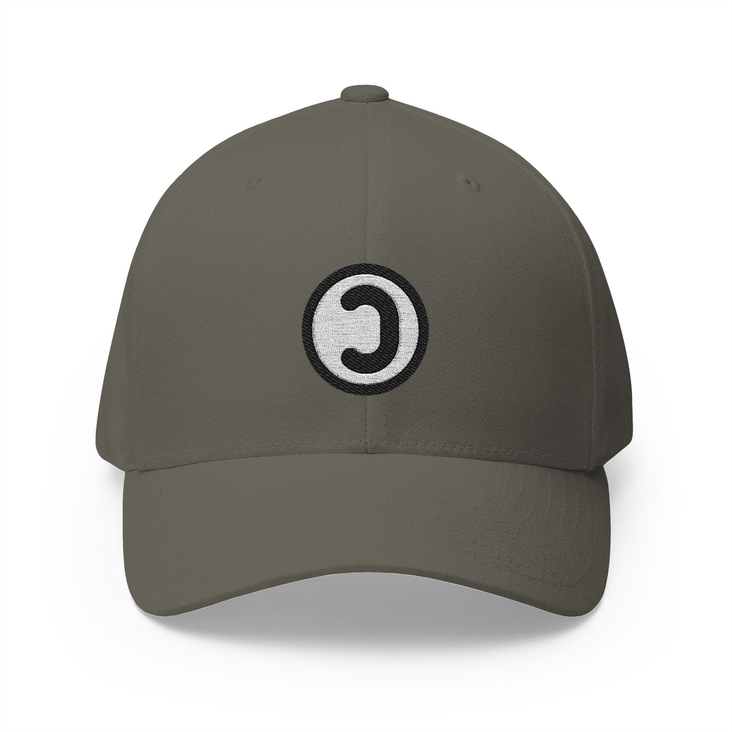 Copyleft Symbol Emoji Olive Cap – Premium by Capmoji