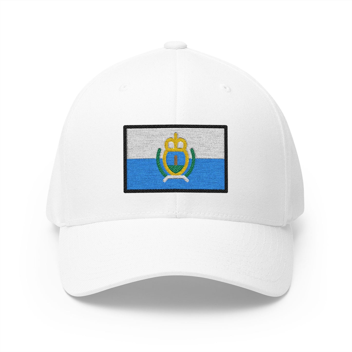Flag: San Marino Emoji White Cap – Premium by Capmoji