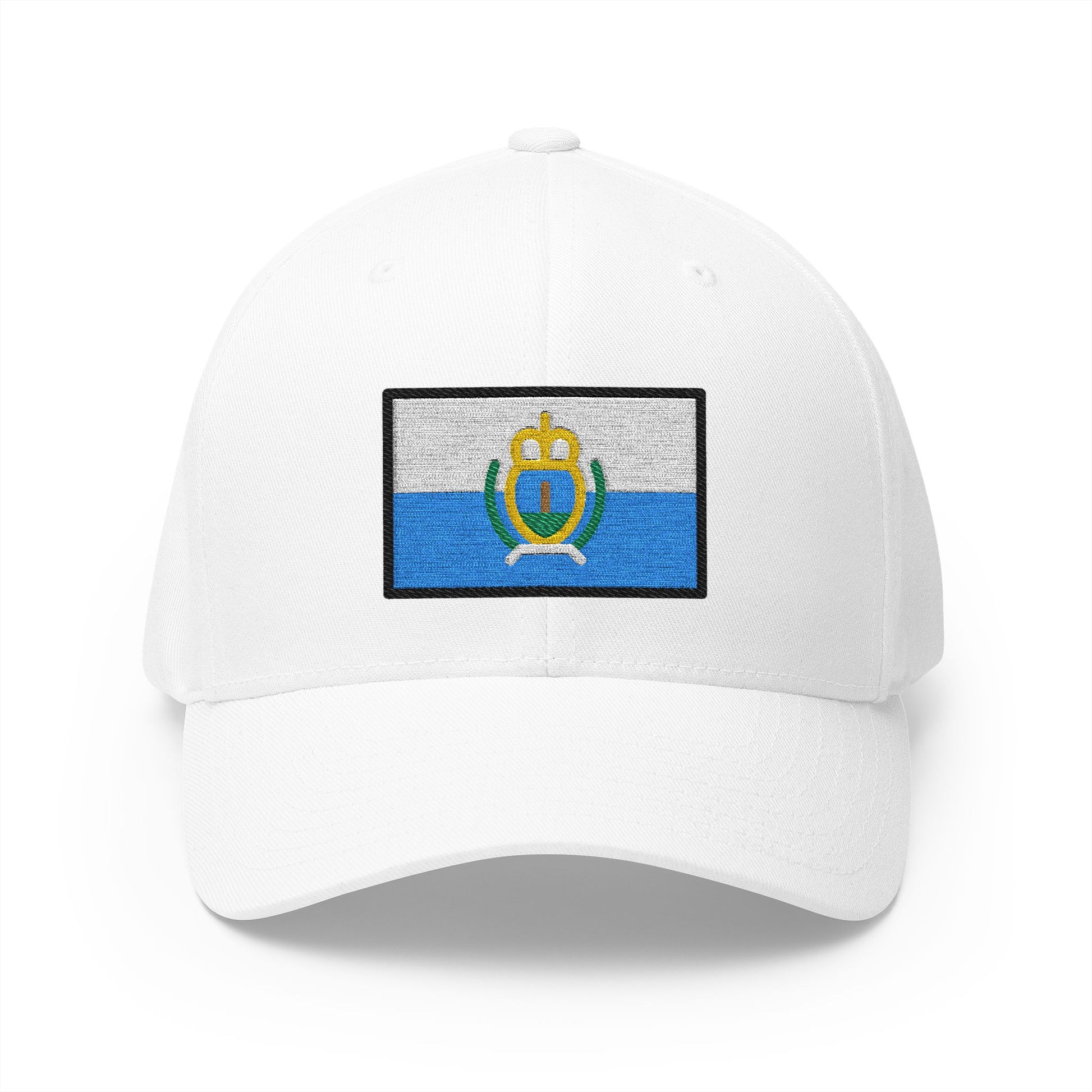 Flag: San Marino Emoji White Cap – Premium by Capmoji