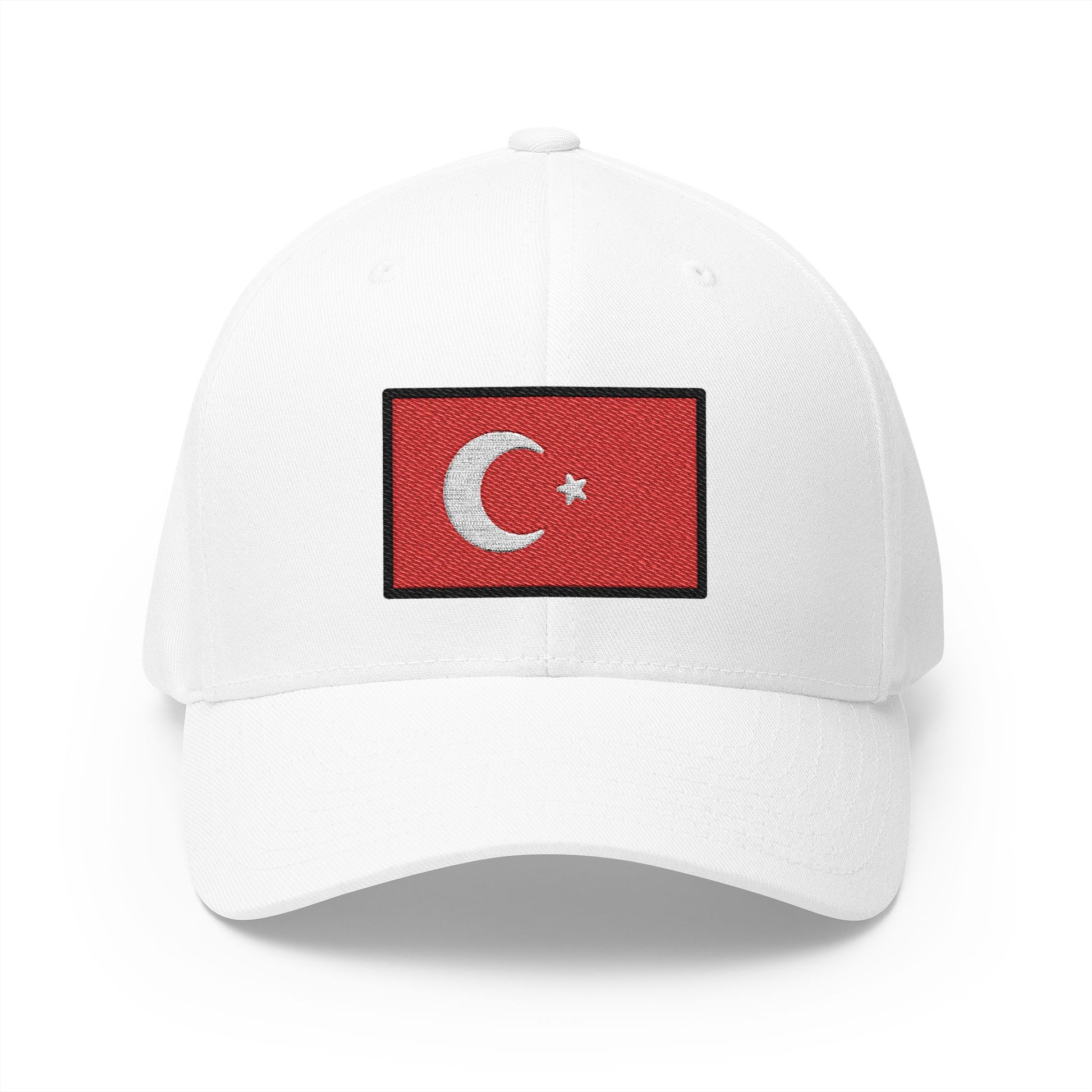 Flag: Türkiye Emoji White Cap – Premium by Capmoji