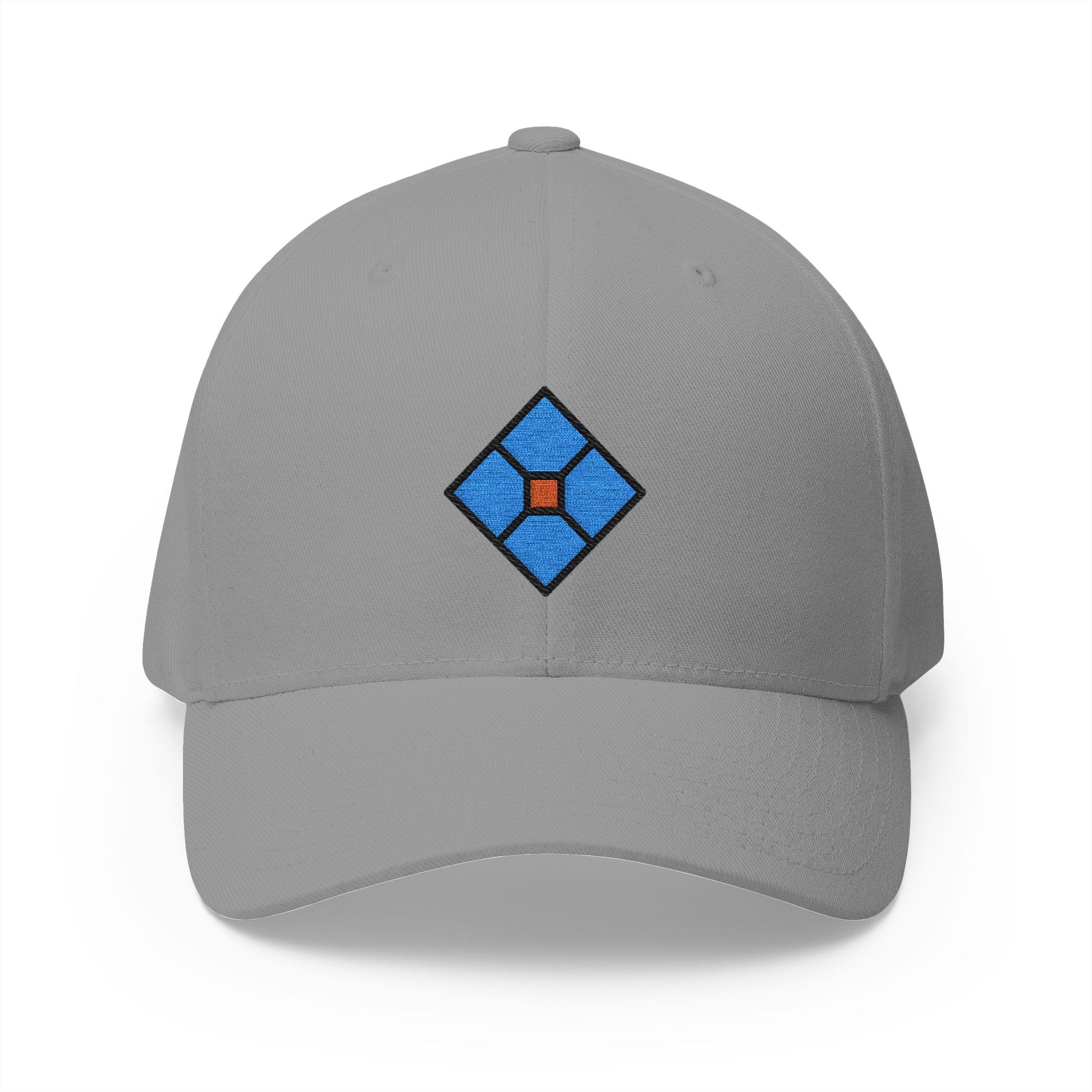 Diamond With A Dot Emoji Grey Cap – Premium by Capmoji