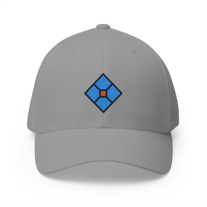 Diamond With A Dot Emoji Grey Cap – Premium by Capmoji