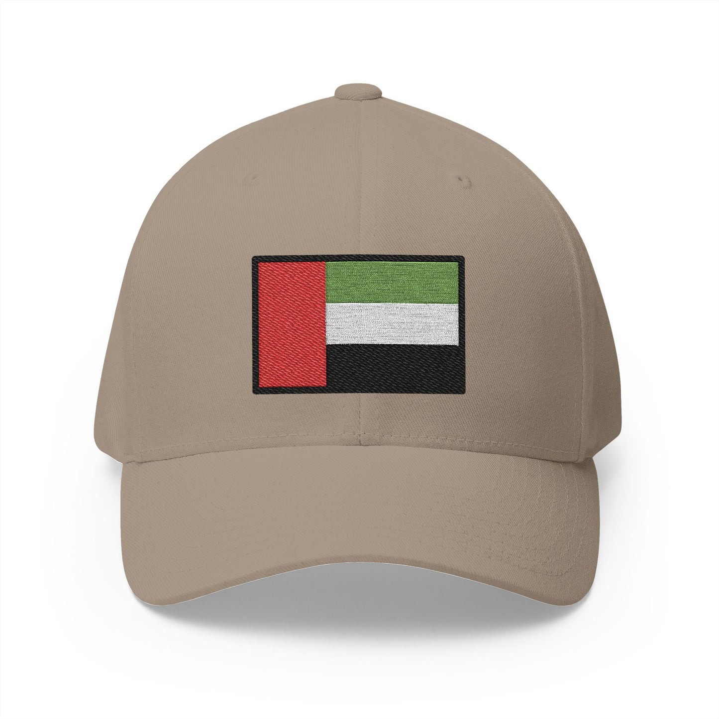 Flag: United Arab Emirates Emoji Khaki Cap – Premium by Capmoji