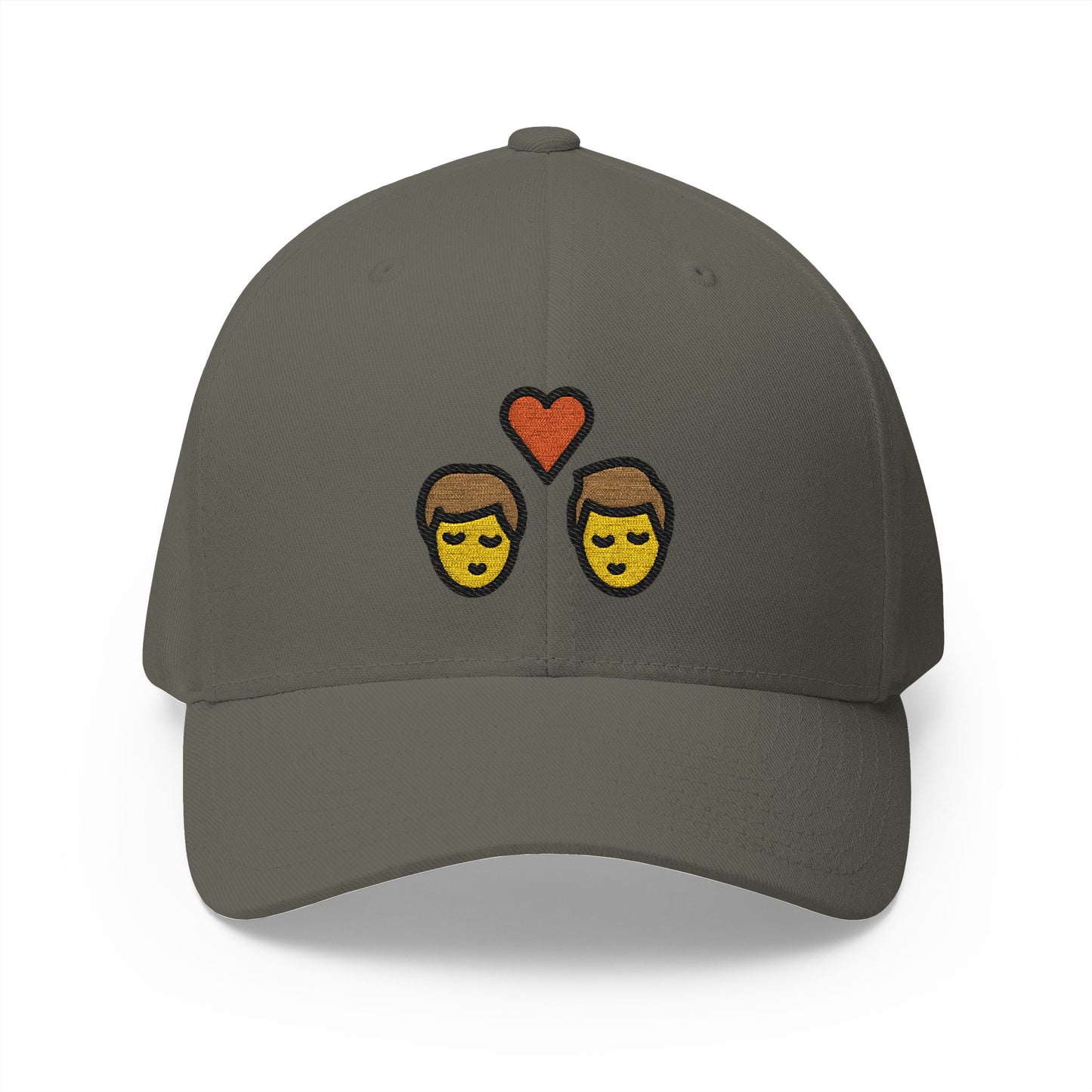 Kiss: Man, Man Emoji Olive Cap – Premium by Capmoji