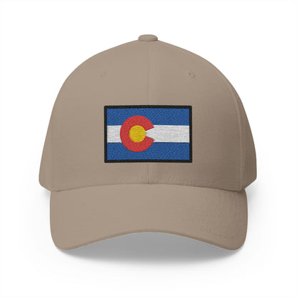 Colorado Flag Emoji Khaki Cap – Premium by Capmoji