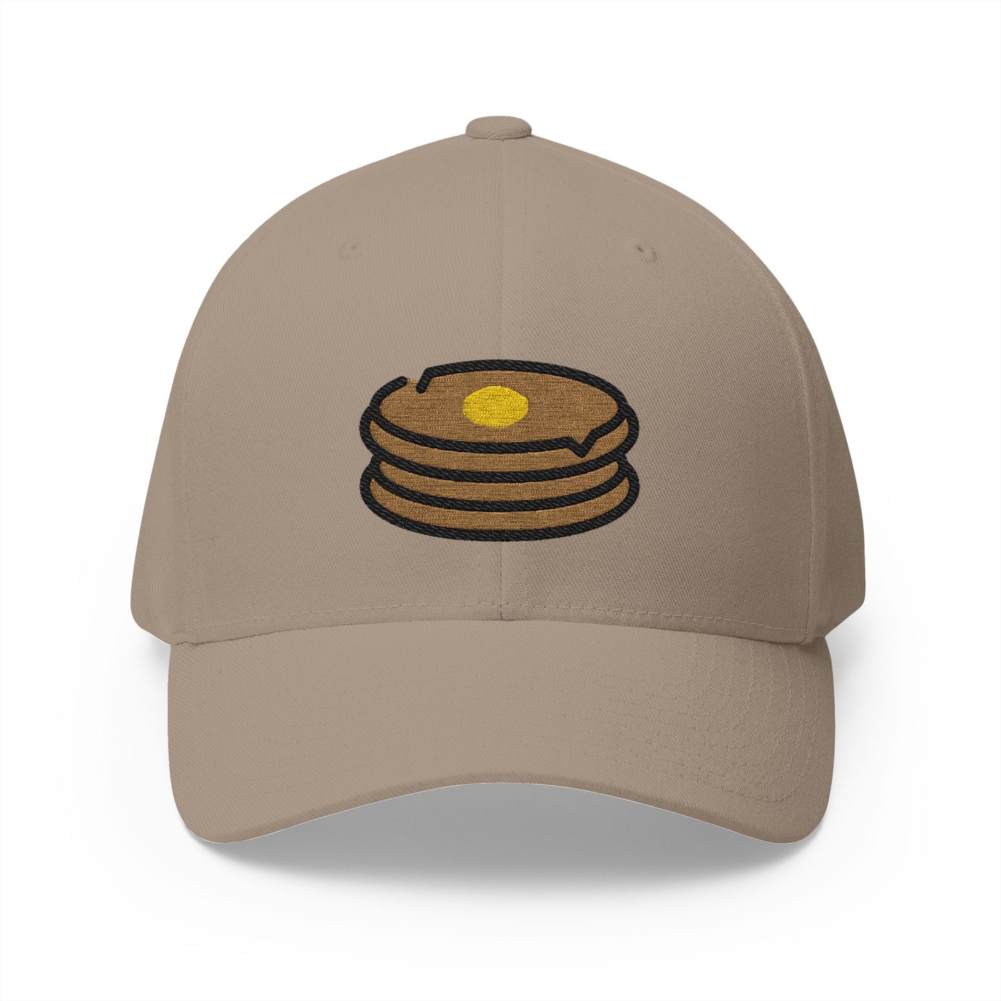 Waffle Emoji Khaki Cap – Premium by Capmoji