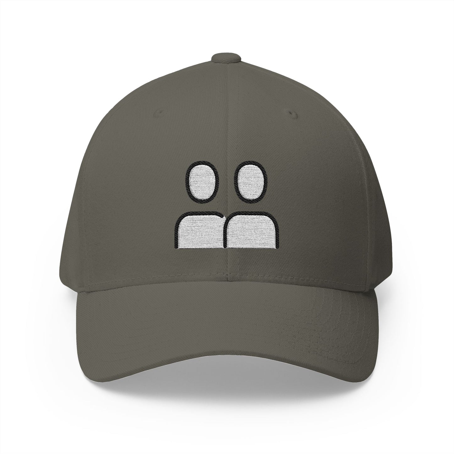 Busts In Silhouette Emoji Olive Cap – Premium by Capmoji