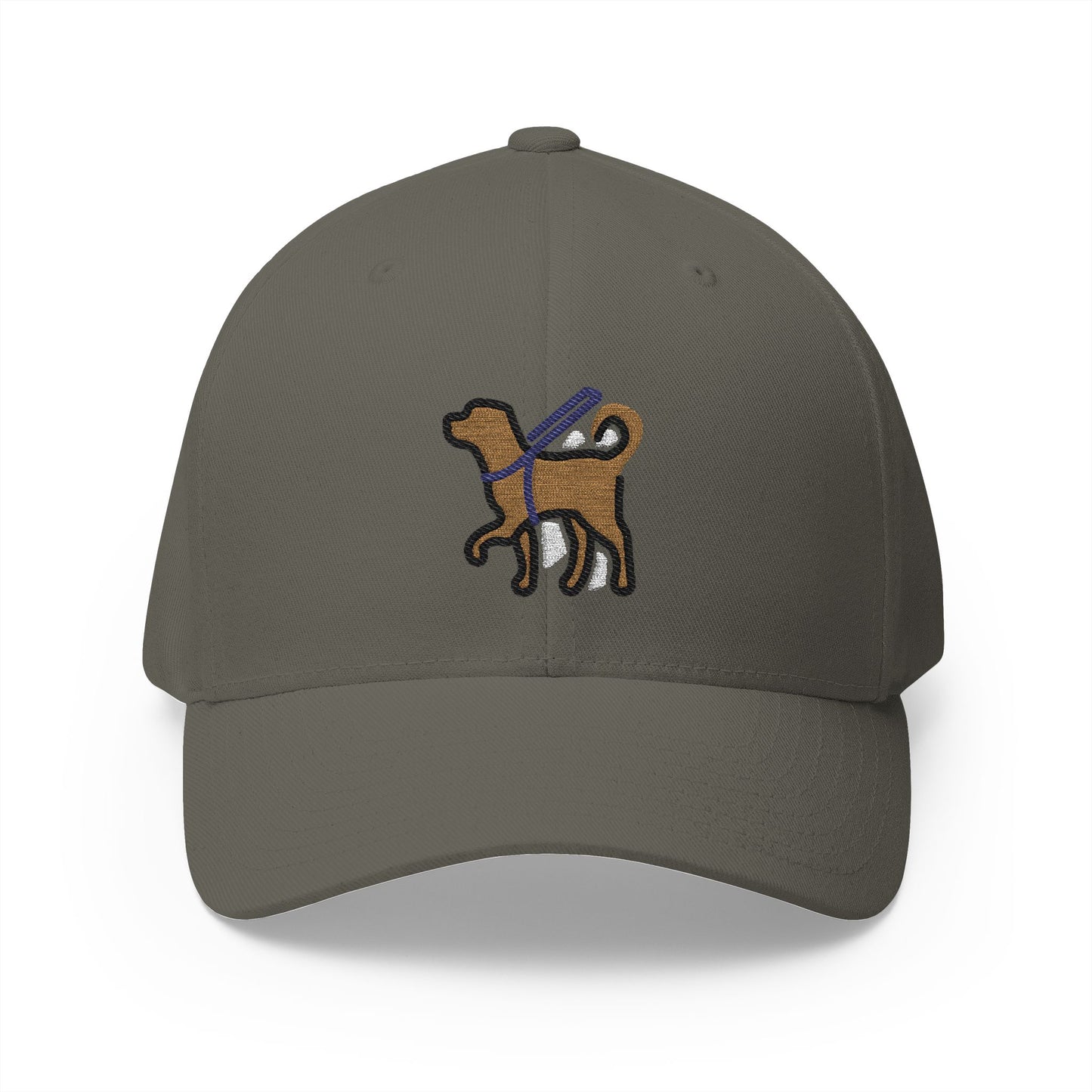 Guide Dog Emoji Olive Cap – Premium by Capmoji