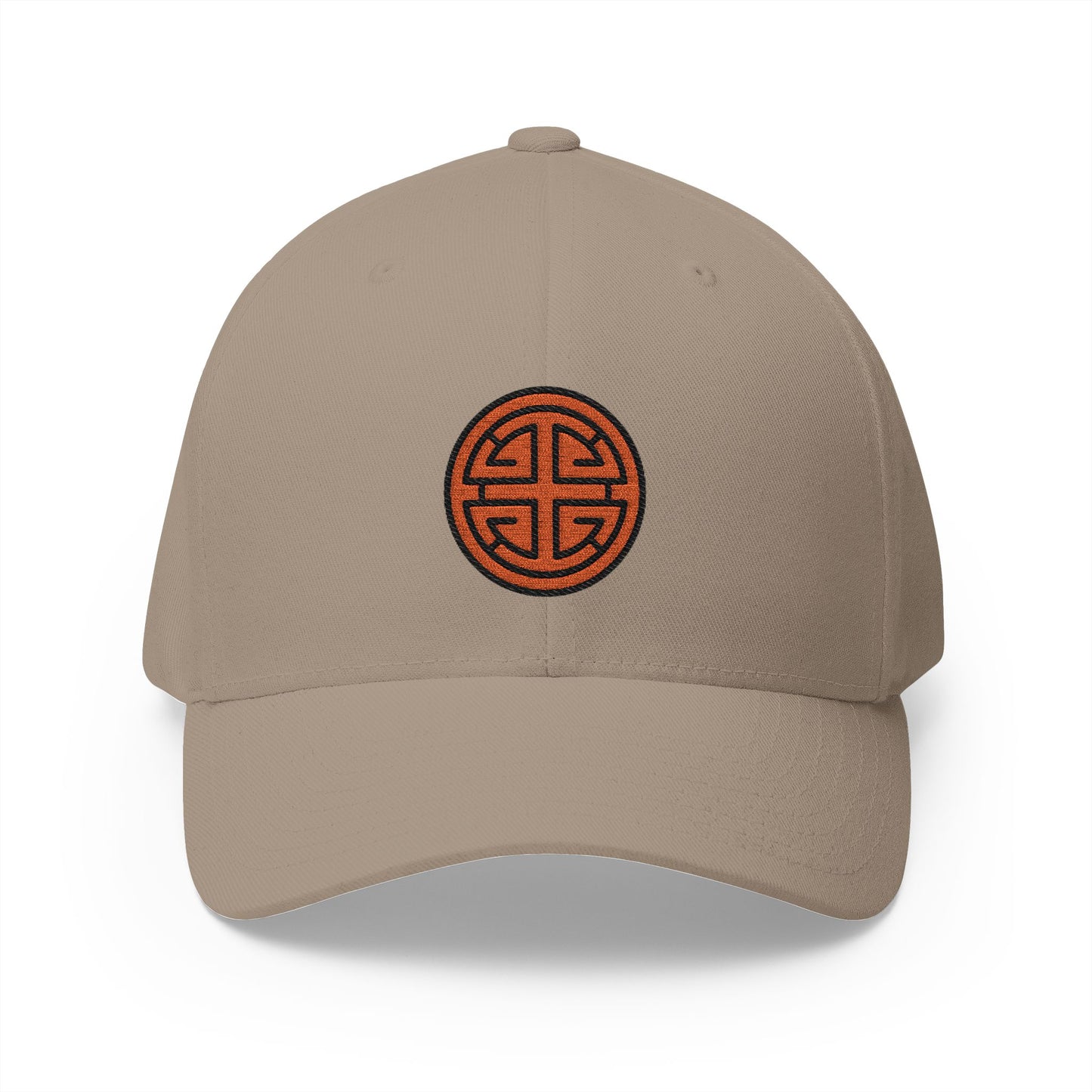 Rounded Symbol For Lu Emoji Khaki Cap – Premium by Capmoji